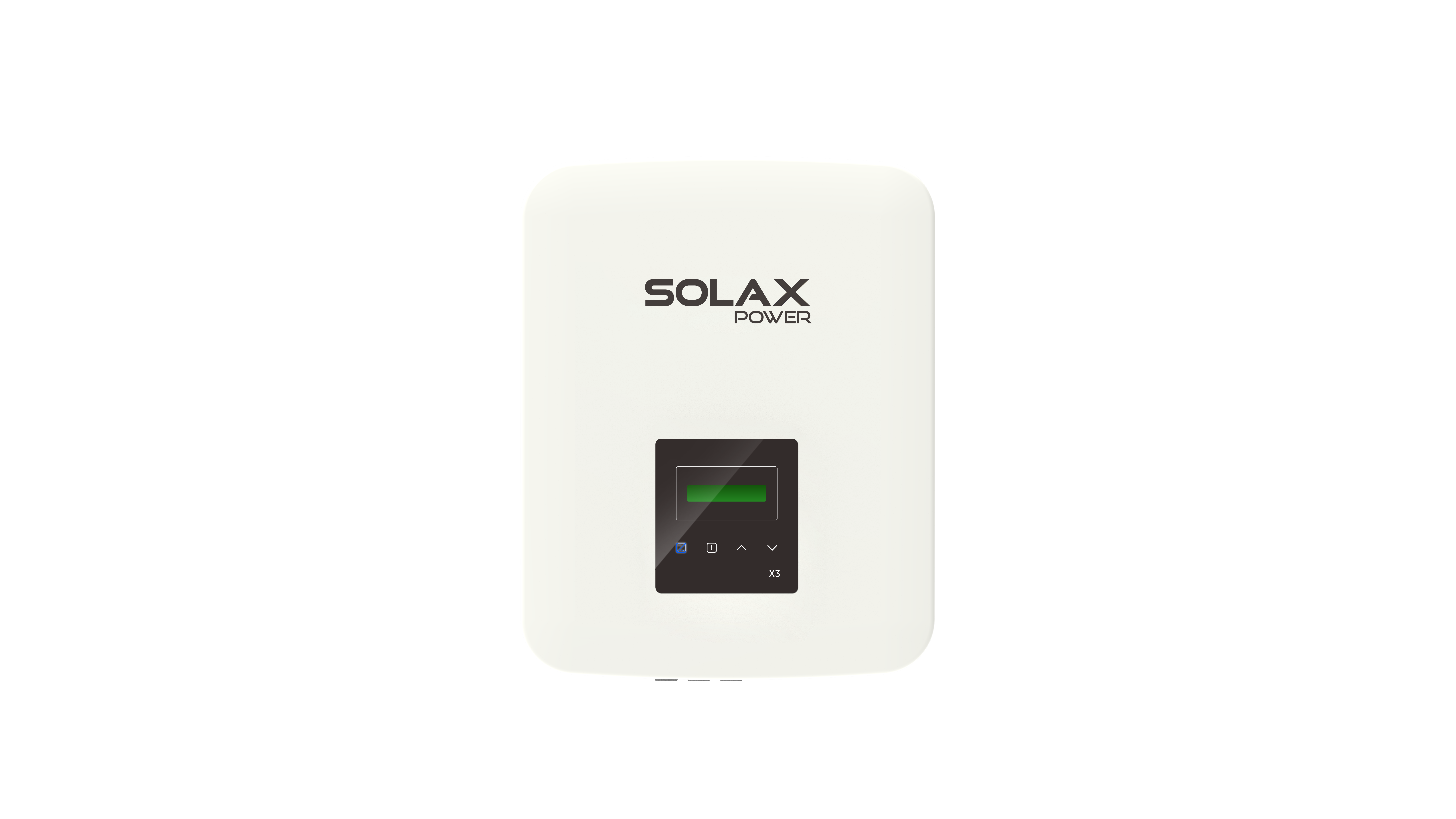 Solax Wechselrichter X3-MIC Solax Wechselrichter X3-MIC mit Display und Steuerungstasten.